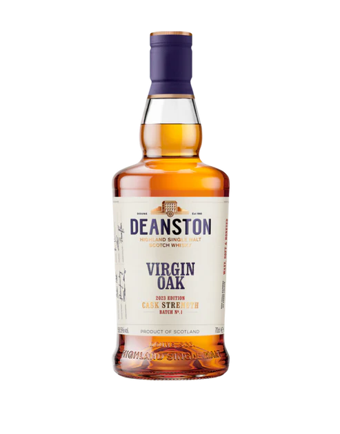 DEANSTON SCOTCH SINGLE MALT NON CHILL FILTERED VIRGIN OAK CASK HIGHLAND GIFT PK  92.6PF 750ML