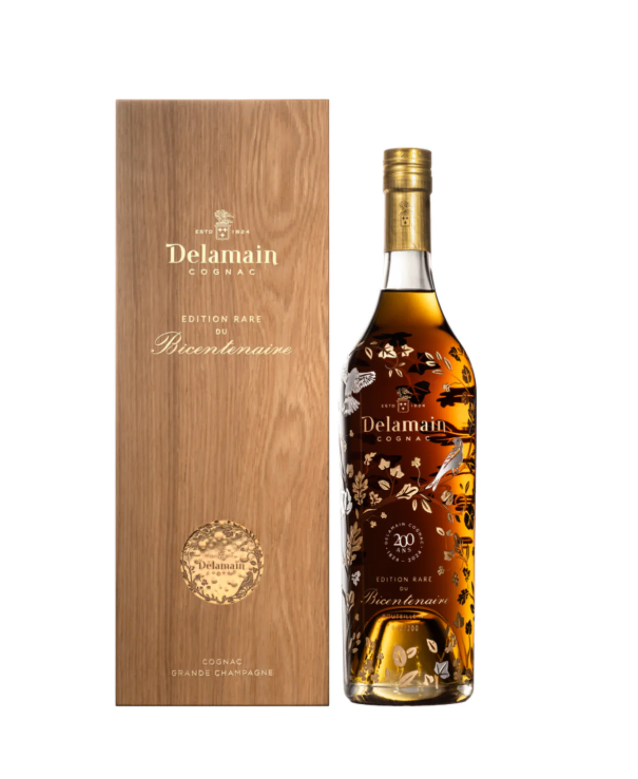 DELAMAIN COGNAC EDITION RARE DU BICENTENAIRE 200 ANS GRANDE CHAMPAGNE 700ML