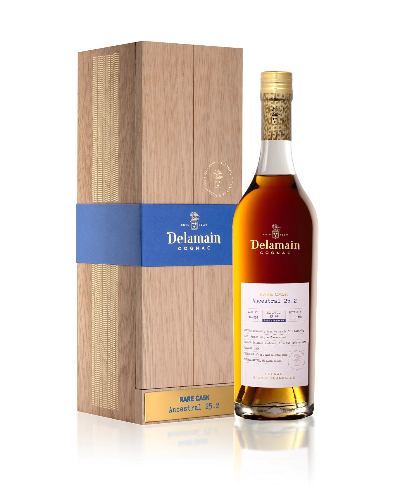DELAMAIN COGNAC RARE CASK ANCESTRAL 25.2 GRANDE CHAMPAGNE 700ML