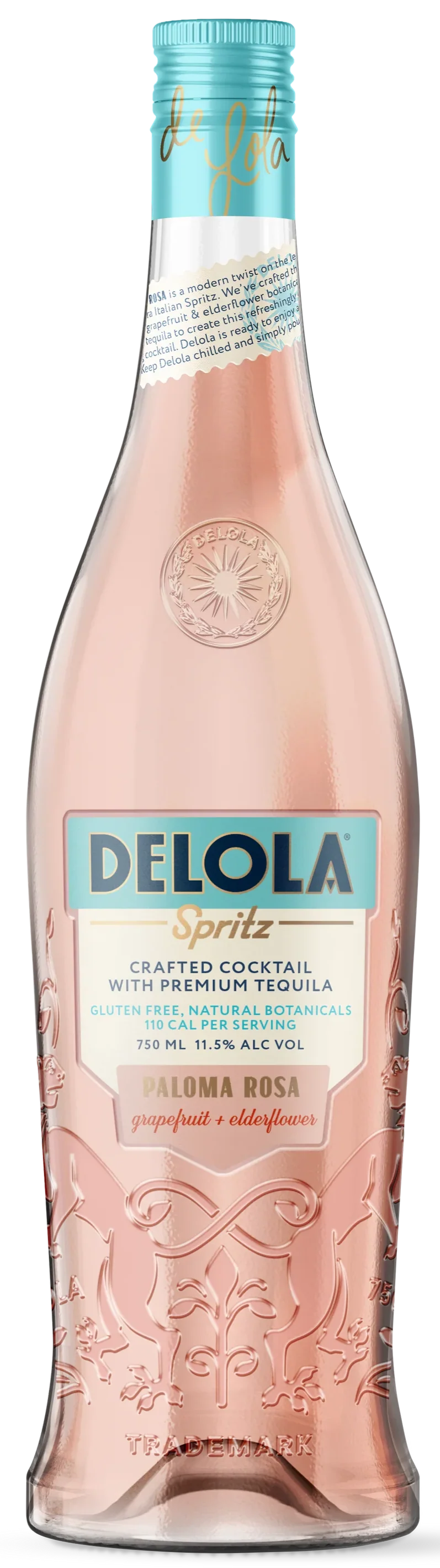 DELOLA TEQUILA SPRITZ PALOMA ROSA MARYLAND 750ML