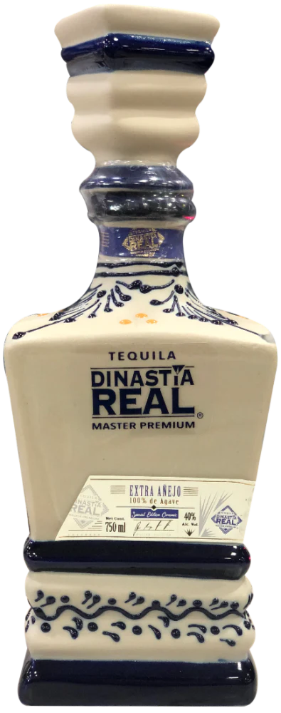DINASTIA REAL TEQUILA EXTRA ANEJO SINGLE BARREL CERAMIC BOTTLE 5YR 750ML