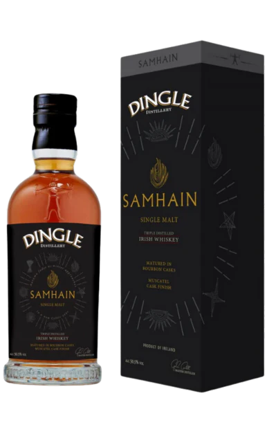 DINGLE SAMHAIN WHISKEY SINGLE MALT TRIPLE DISTILLED MUSCATEL CASK FINISH IRISH 700ML