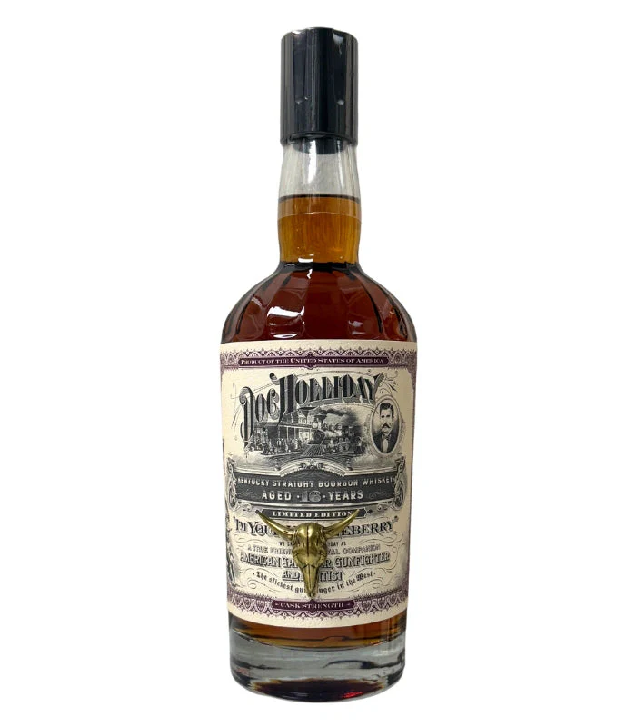 DOC HOLLIDAY BOURBON STRAIGHT SINGLE BARREL EDITION CASK STRENGTH KENTUCKY 16YR 750ML
