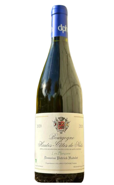 DOMAINE PATRICK HUDELOT WHITE WINE BOURGOGNE HAUTES COTES DE NUITS LES PLANCONS FRANCE 2022