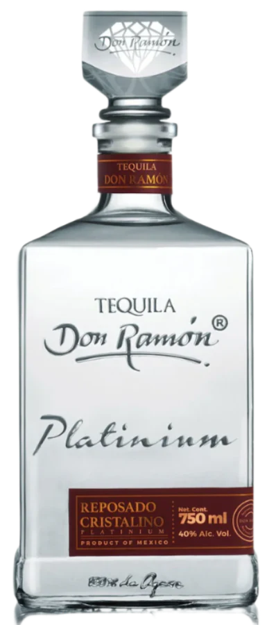 DON RAMON TEQUILA PLATINIUM REPOSADO CRISTALINO 750ML