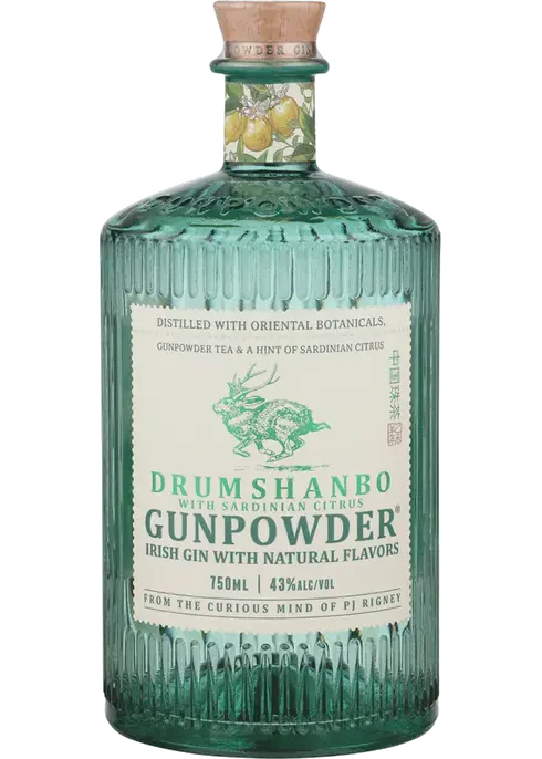 DRUMSHANBO GUNPOWDER GIN SARDINIAN CITRUS IRISH 750ML