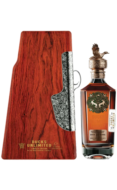 DUCKS UNLIMITED BOURBON WHISKEY STRAIGHT CASK STRENGTH KENTUCKY 10YR 750ML