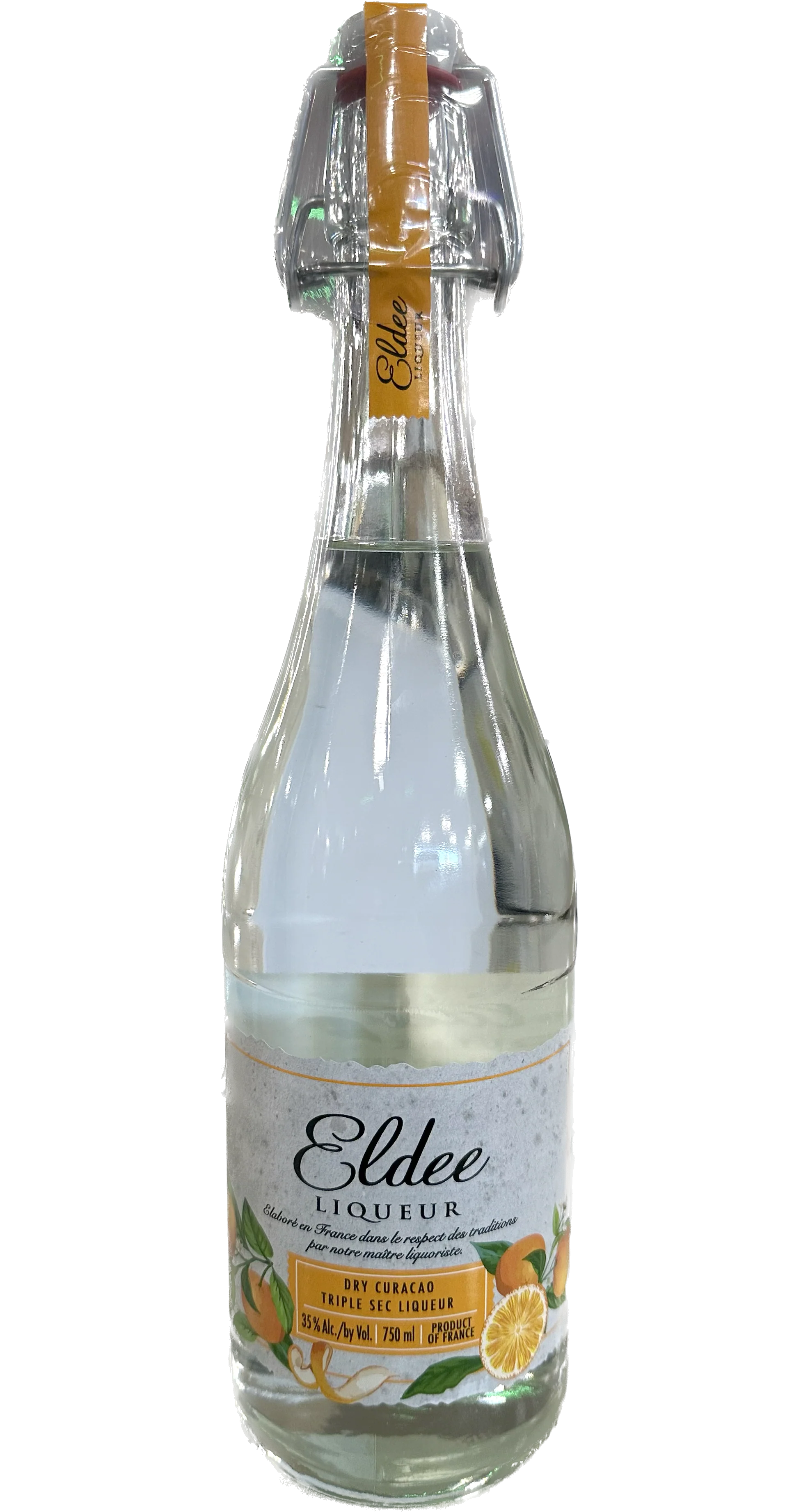 ELDEE LIQUEUR DRY CURACAO TRIPLE SEC FRANCE 750ML