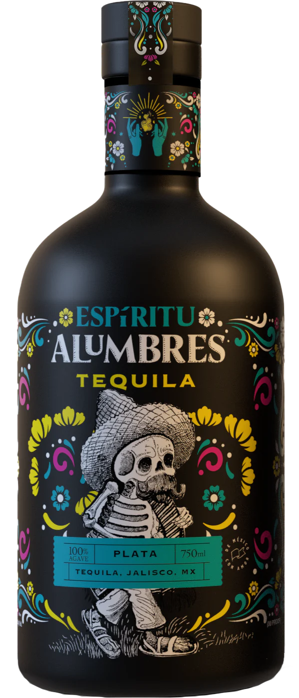 ESPIRITU ALUMBRES TEQUILA PLATA 750ML