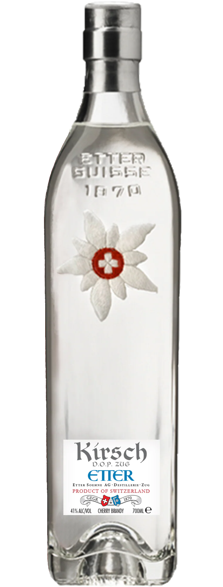ETTER KIRSCH BRANDY CHERRY EDELWEISS SWITZERLAND 700ML