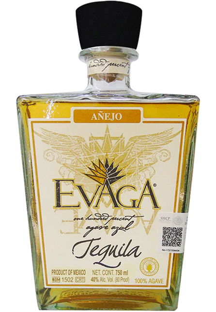 EVAGA TEQUILA ANEJO 750ML