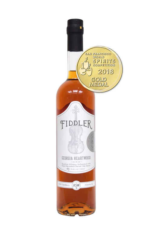 FIDDLER BOURBON GEORGIA HEARTWOOD SINGLE BARREL GEORGIA 750ML