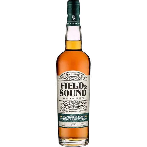 FIELD & SOUND WHISKEY RYE BOTTLED IN BOND NEW YORK 750ML