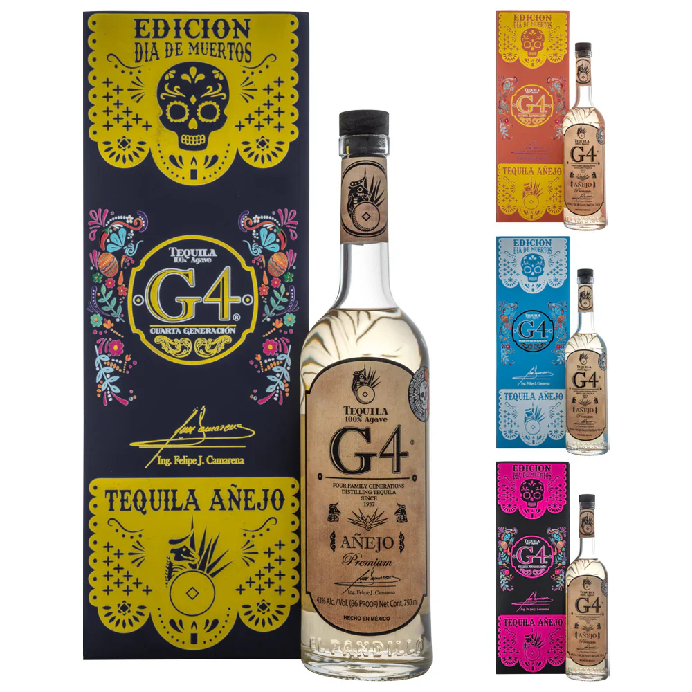 G4 TEQUILA ANEJO LIMITED 2025 DIA DE MUERTOS EDITION 750ML