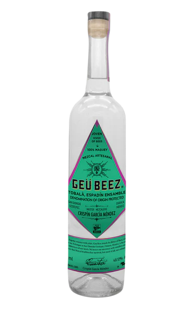 GEU BEEZ MEZCAL ARTESANAL TOBALA ESPADIN ENSAMBLE OAXACA 750ML