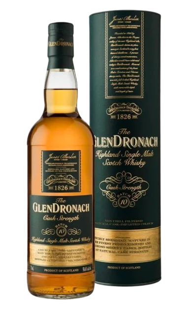 GLENDRONACH SCOTCH SINGLE MALT BATCH 10 CASK STRENGTH 750ML