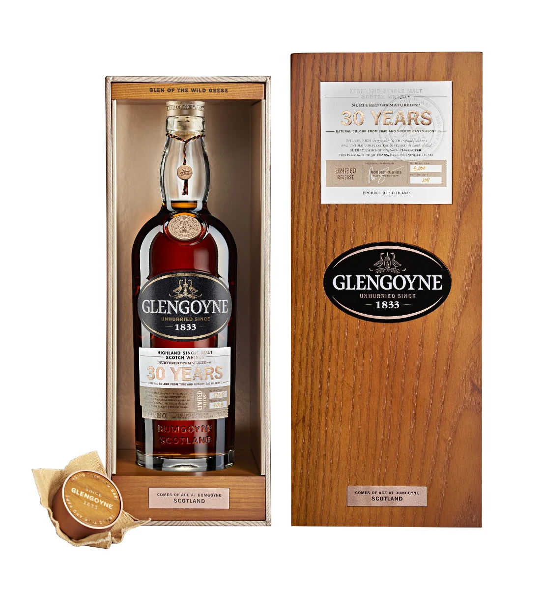GLENGOYNE SCOTCH SINGLE MALT LIMITED RELEASE HIGHLAND 93.6PF 30YR 750ML