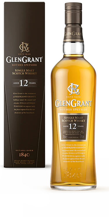 GLEN GRANT SCOTCH SINGLE MALT SPEYSIDE 86PF 12YR 750ML