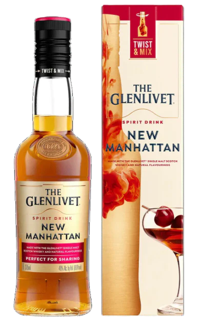 GLENLIVET TWIST SPIRIT NEW MANHATTAN COCKTAIL 375ML