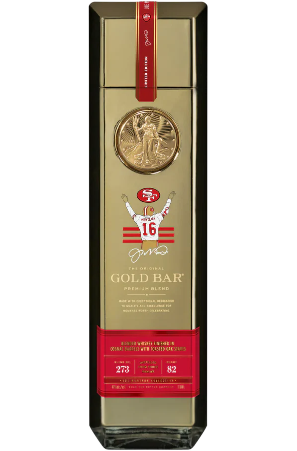 GOLD BAR WHISKEY SF MONTANA EDITION PREMIUM BARREL FINISHED IN COGNAC BARREL CALIFORNIA 750ML