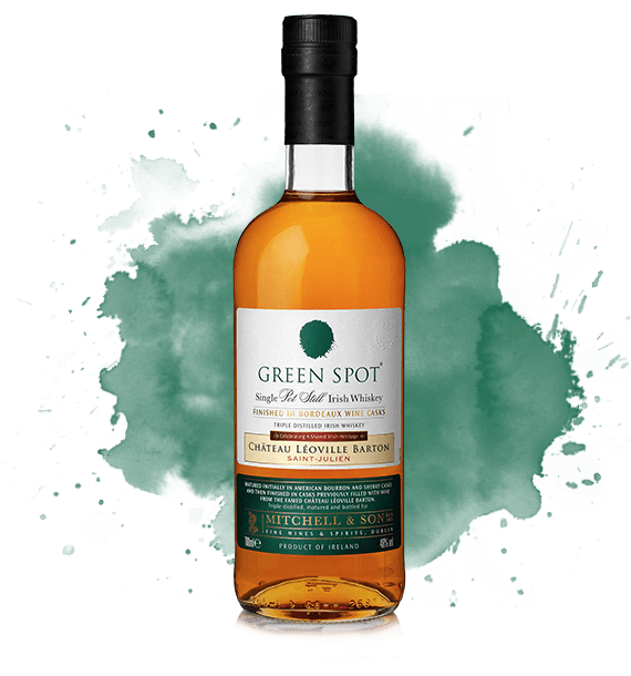 GREEN SPOT WHISKEY SINGLE POT STILL IRISH IN BORDEAUX WINE CASKS (LEOVILLE BARTON) 92PF 750ML - Image 2