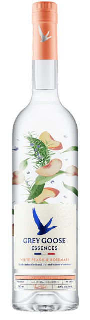 GREY GOOSE VODKA ESSENCES WHITE PEACH & ROSEMARY FRANCE 750ML