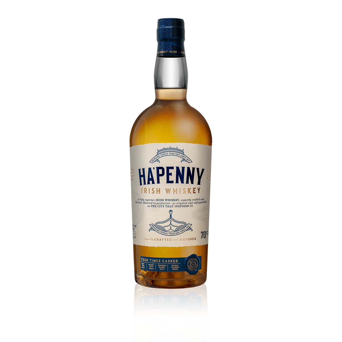 HAPENNY WHISKEY NON CHILL FILTERED IRISH 750ML