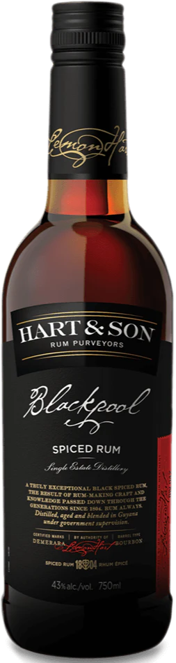 HART & SON RUM BLACKPOOL GUYANA 750ML
