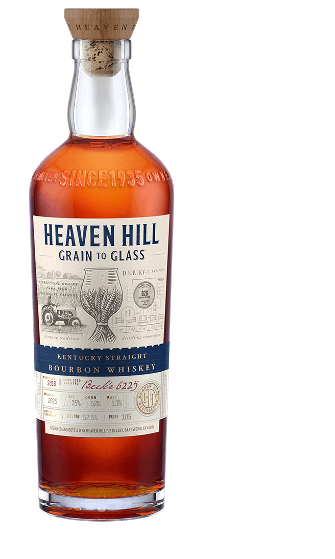 HEAVEN HILL BOURBON STRAIGHT GRAIN TO GLASS 2ND EDITION 105PF KENTUCKY 6YR 700ML