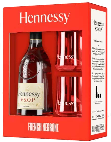 HENNESSY COGNAC VSOP FRENCH NEGRONI GIFT PACK 750ML