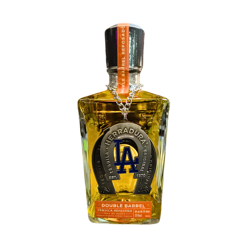 HERRADURA TEQUILA REPOSADO DOUBLE BARREL DODGERS EDITION 750ML
