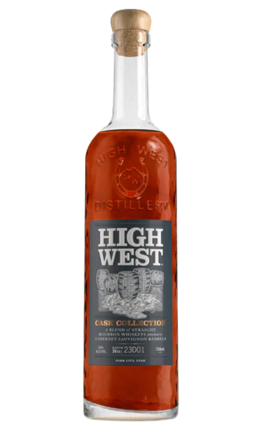HIGH WEST BOURBON STRAIGHT EMPIRE STATE CASK COLLECTION FINISHED IN CABERNET SAUVIGNON BARRELS UTAH 750ML