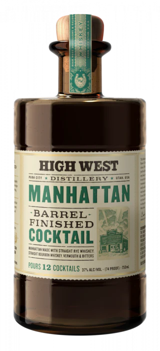 HIGH WEST MANHATTAN BARREL FINISHED COCKTAIL 750ML