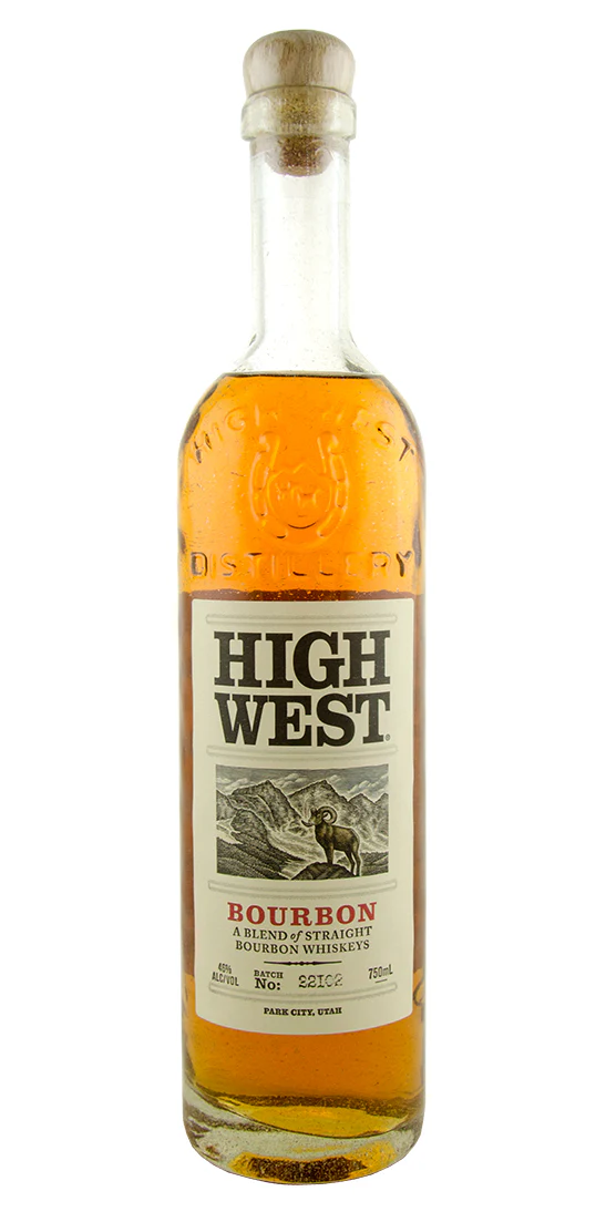 HIGH WEST WHISKEY BOURBON UTAH 750ML
