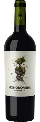 HONORO VERA RED WINE MONASTRELL ORGANIC GRAPES JUMILLA SPAIN 2024
