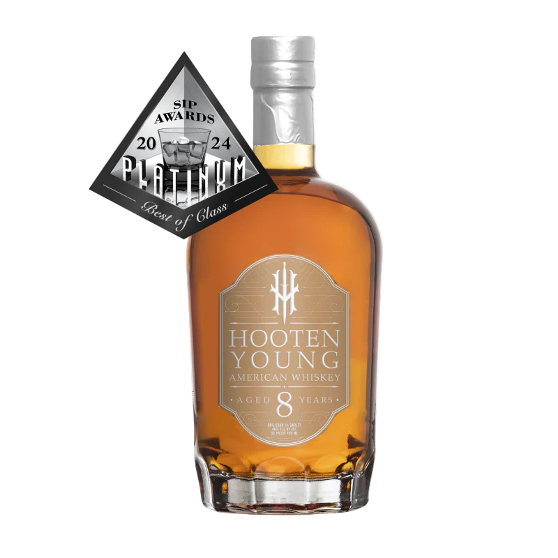 HOOTEN YOUNG WHISKEY AGED IN OAK BARRELS INDIANA 8YR 750ML
