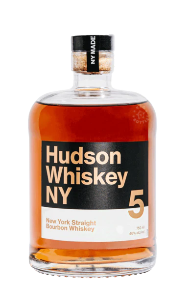 HUDSON WHISKEY BOURBON CASK STRENGTH PLATINUM BARRELS SELECT NEW YORK 5YR 750ML