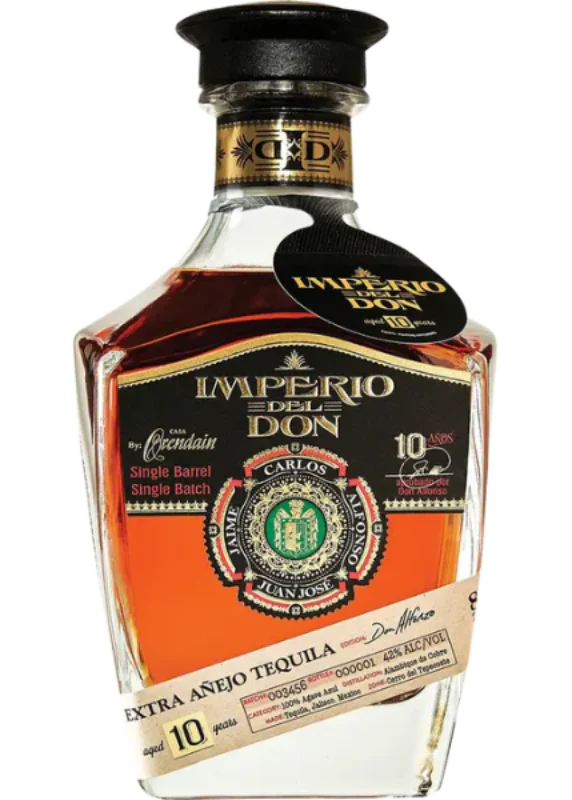 IMPERIO DEL DON TEQUILA EXTRA ANEJO SINGLE BARREL 10YR 750ML