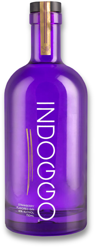 INDOGGO GIN STRAWBERRY FLAVORED 750ML
