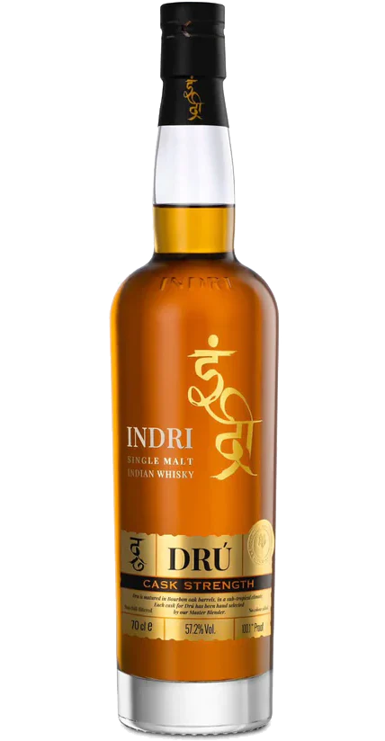 INDRI WHISKEY DRU SINGLE MALT CASK STRENGTH INDIA 750ML