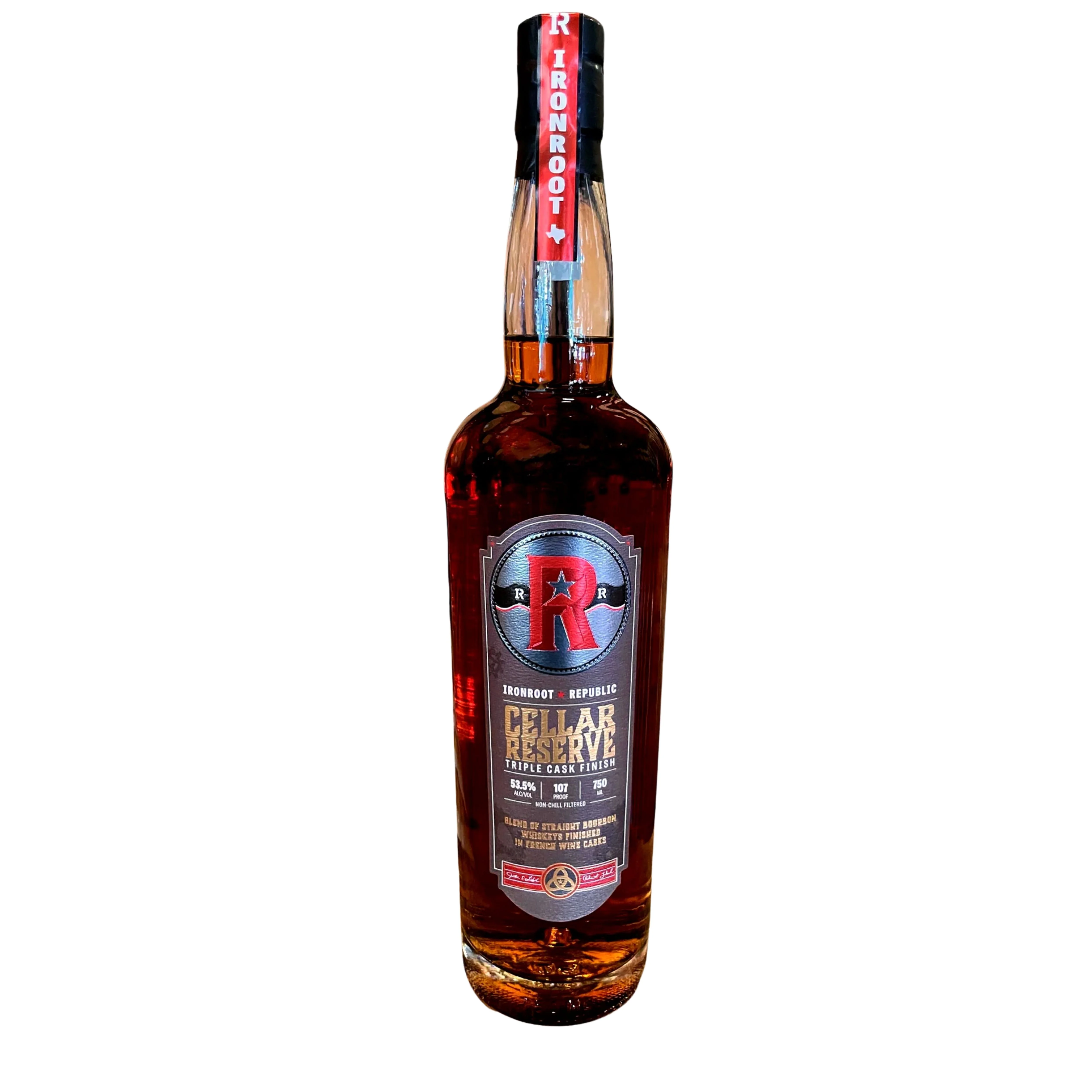 IRONROOT BOURBON TRIPLE CASK FINISH CELLAR RESERVE 750ML