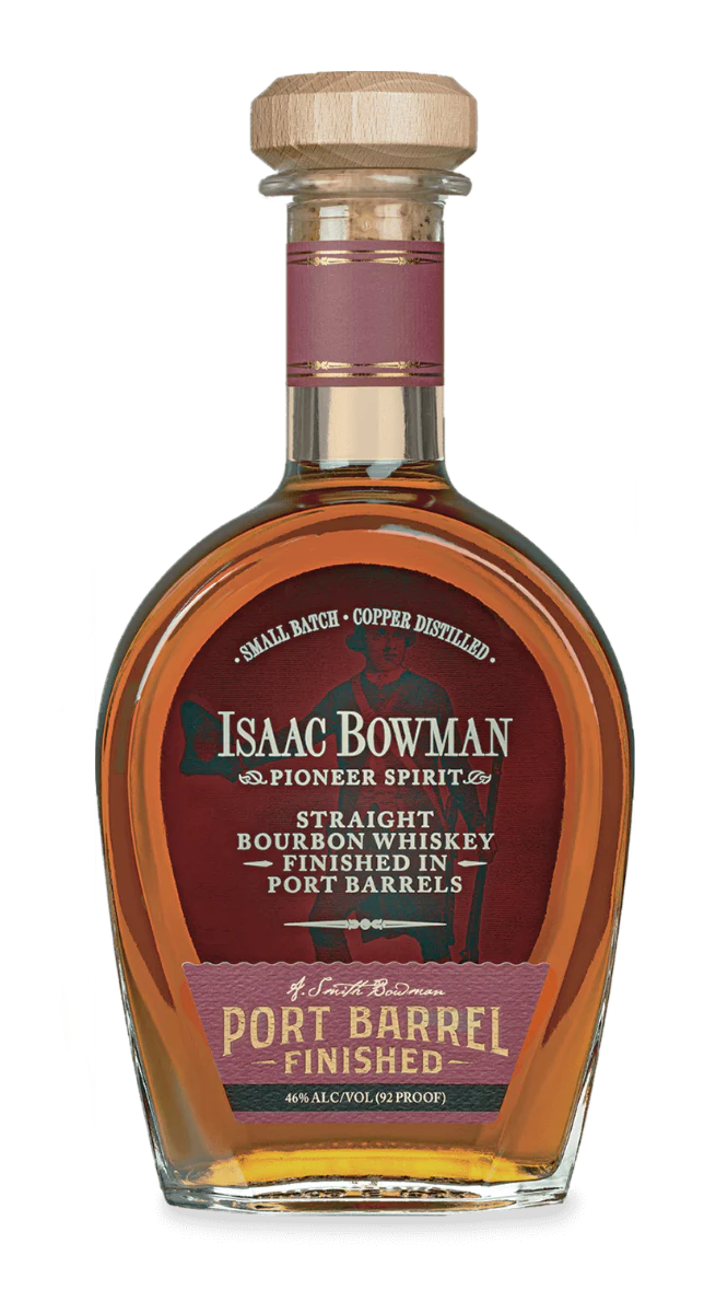 ISAAC BOWMAN BOURBON STRAIGHT PORT BARREL FINISH 750ML