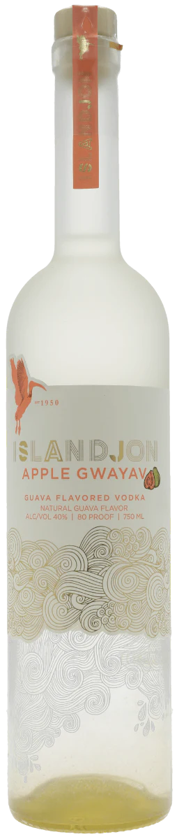 ISLANDJON VODKA APPLE GWAYAV GUAVA FLAVOR FLORIDA 750ML