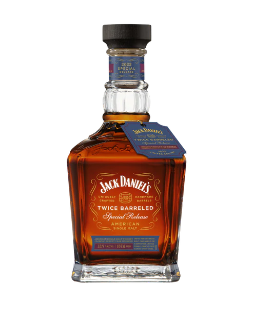 JACK DANIELS WHISKEY SINGLE MALT TWICE BARRELED OLOROSO SHERRY CASK FINISH 2022 SPECIAL RELEASE KENTUCKY 700ML