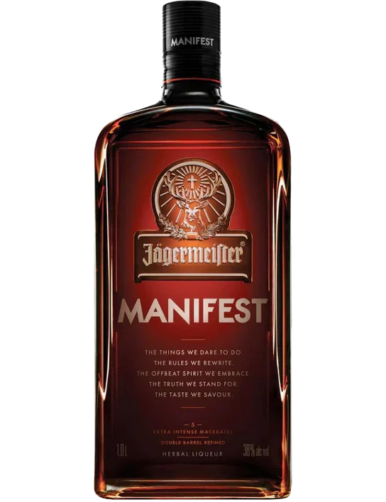 JAGERMEISTER MANIFEST LIQUEUR HERBAL GERMANY 1LI