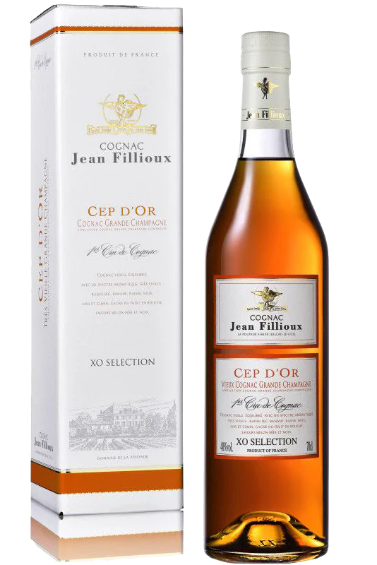JEAN FILLIOUX COGNAC CEP D OR XO GRANDE CHAMPAGE FRANCE 750ML