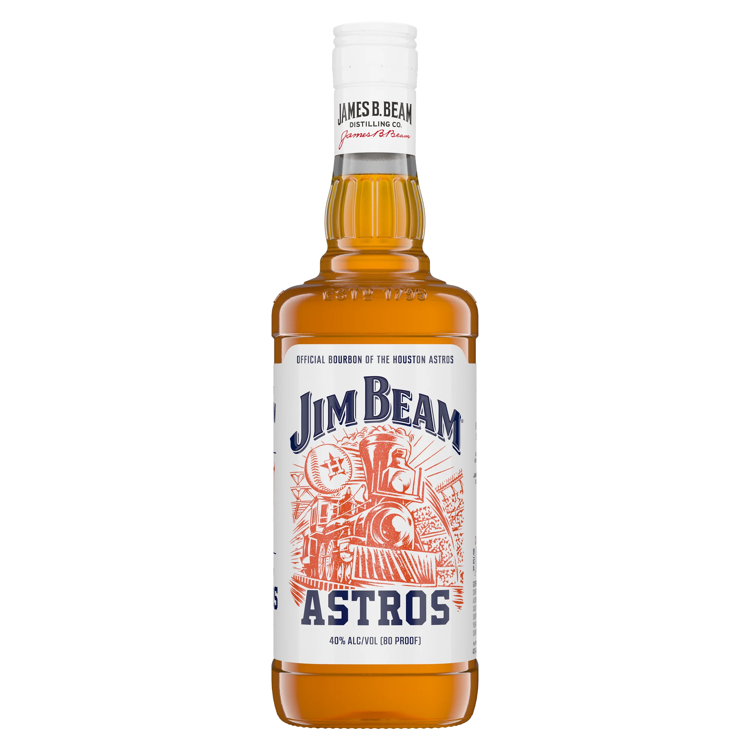 JIM BEAM BOURBON STRAIGHT LIMITED HOUSTON ASTROS EDITION KENTUCKY 750ML