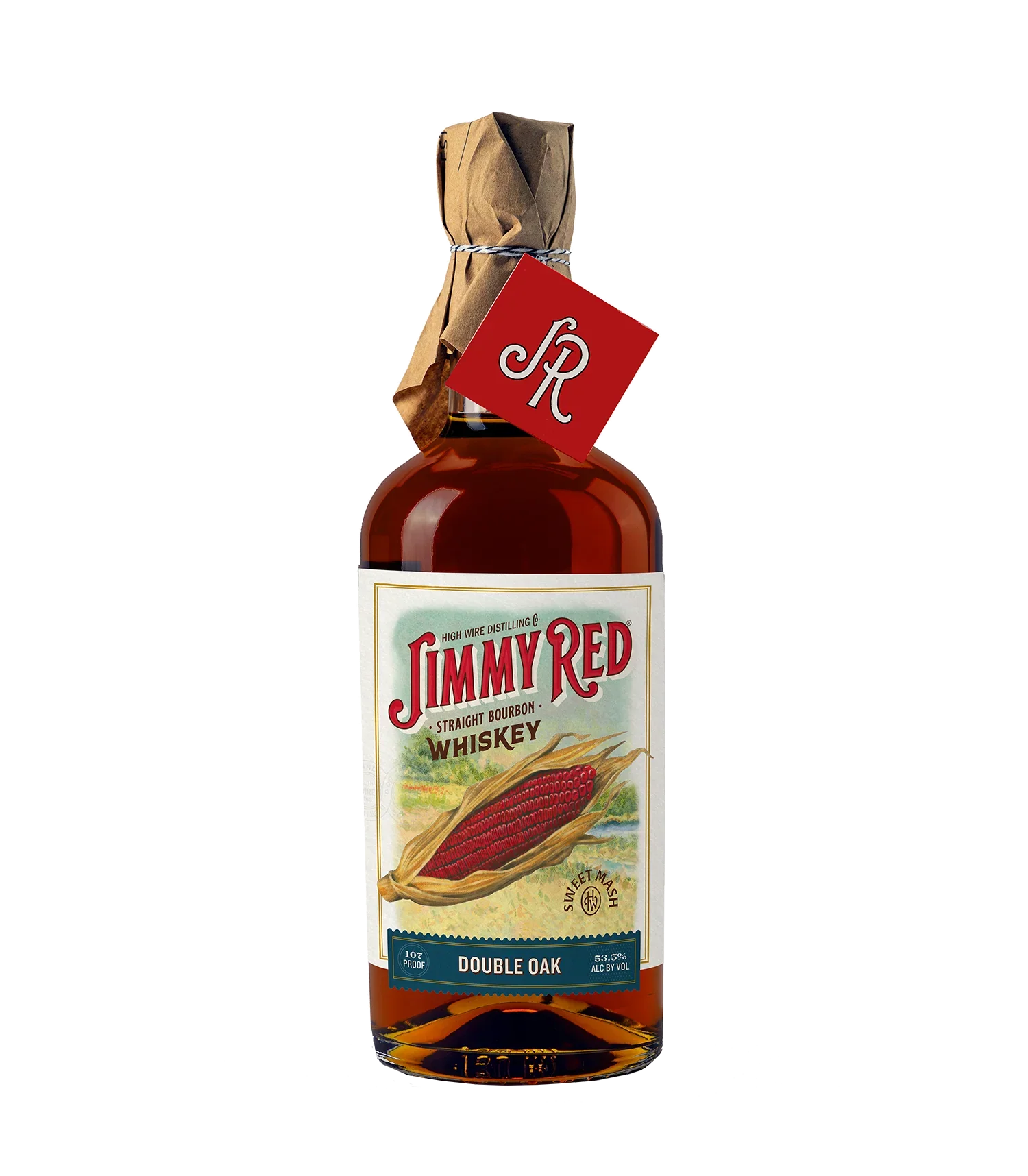 JIMMY RED BOURBON STRAIGHT DOUBLE OAK SOUTH CAROLINA 750ML