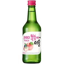 JINRO SOJU PEACH 375ML