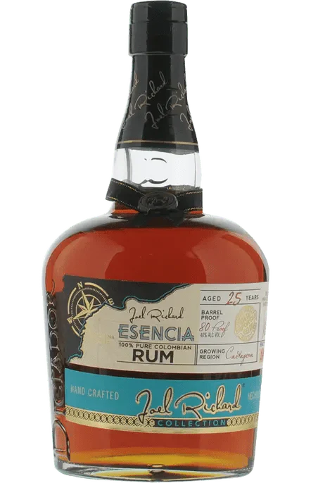 JOEL RICHARD ESENCIA RUM COLOMBIAN 25YR BARREL PROOF 750ML